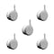 Service Caster 3 Inch MRI Safe Casters, 7/16 Grip Ring Stem, Set of 5, 5PK SCC-GR02S75-TPR-GRY-716138-MRI-5 - alternate 1